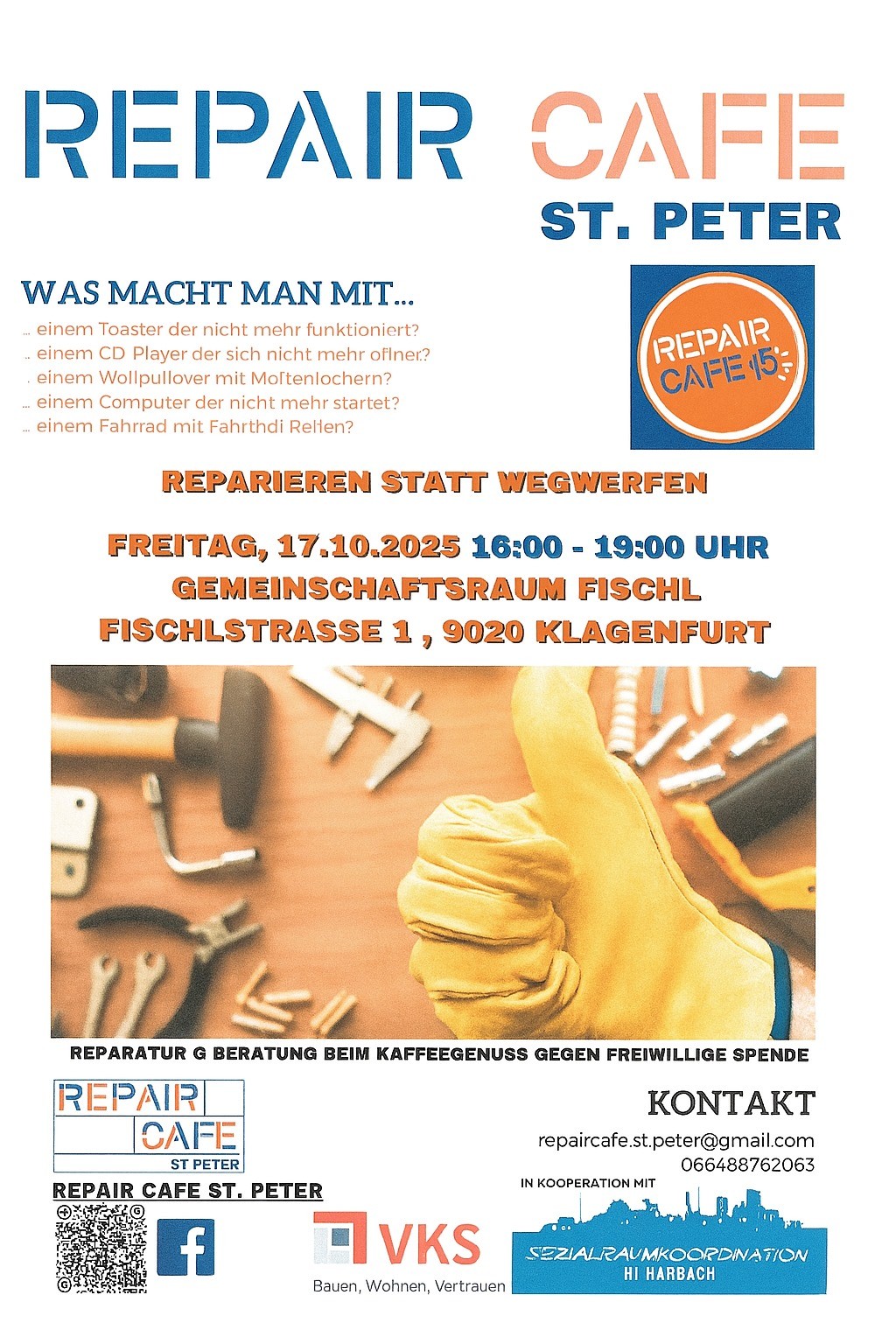 Repair CafU St.Peter 17.10.2025 Fischl